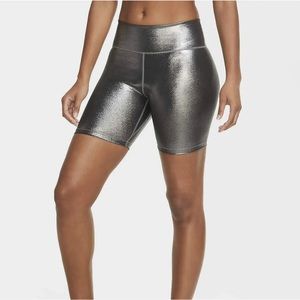Nike CZ1143-010 One Icon Clash Bike Shorts Metallic Silver